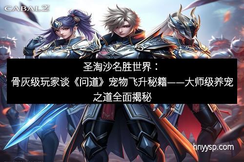 圣淘沙名胜世界：骨灰级玩家谈《问道》宠物飞升秘籍——大师级养宠之道全面揭秘
